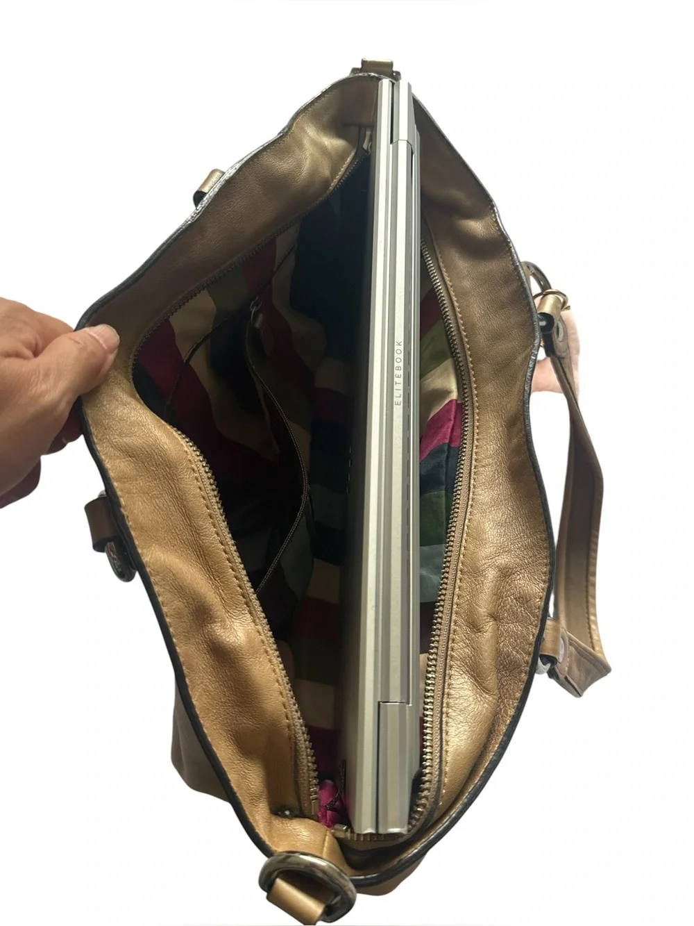 Coach Poppy Champagne Gold Leather Rocker Satchel Y2K Legacy Lined Style 16285